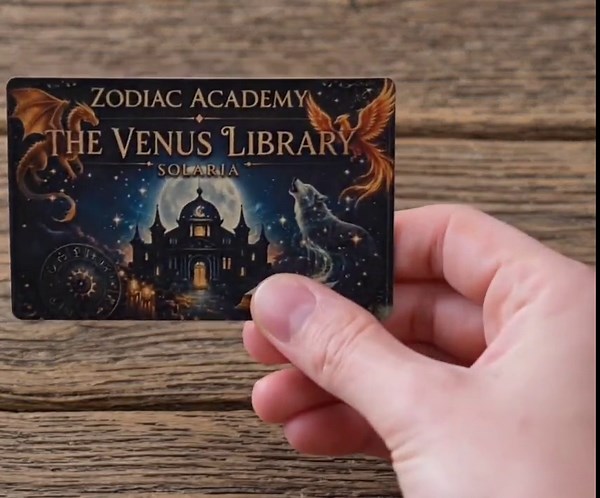 Novelty House of Wind Library Card, Aluminum 3.4 X 2.1 Inch Card, ACOSF Card, Nesta Library Card - Etsy