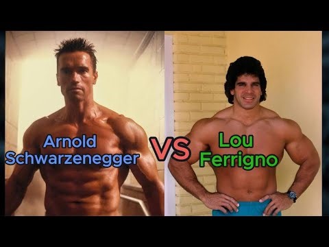 Arnold Schwarzenegger vs Lou Ferrigno — From Age 21 to 2025 | Bodybuilding & Hollywood Icons