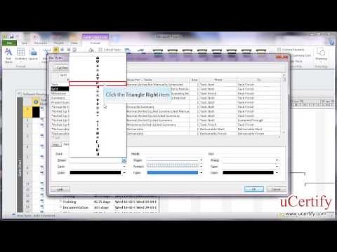 ms project 2010 how to format bar styles demo