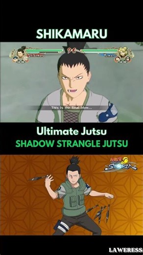 SHIKAMARU SHADOW STRANGLE JUTSU Naruto Ultimate Ninja Storm #naruto #anime #foryou