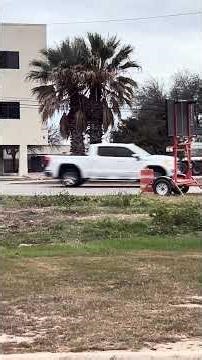 Texas disposal systems front load garbage truck vs overflowing dumpster (ft: bus) #garbagetruckposts