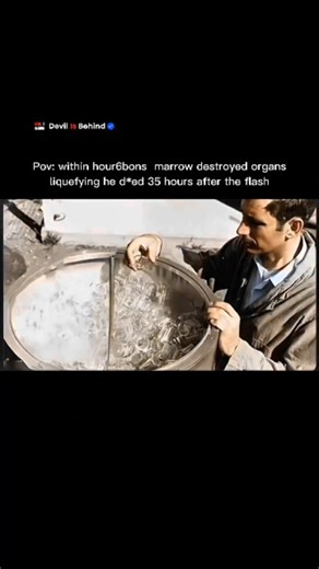 Devil Is Behind on Instagram: "On December 30, 1958, 38 year old Cecil Kelley was working as a chemical operator at the Los Alamos National Laboratory. He was monitoring a large mixing tank that was supposed to contain only trace amounts of plutonium. The horror began when Kelley turned on the stirrer, creating a vortex in the liquid that pulled a concentrated layer of plutonium into the center, instantly reaching a critical mass. A brilliant blue flash of Cherenkov radiation erupted from the ta