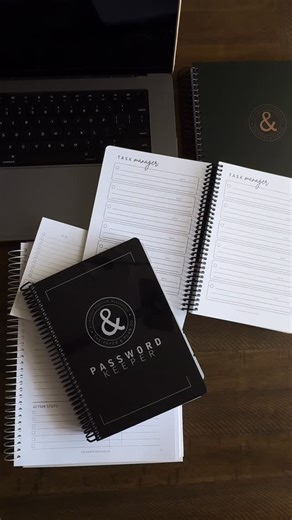 THE PAPER & PLAN CO™️ on Instagram: "Your most organized year yet starts here. 😍 Our top paper tools that do the thinking with you: •Meeting Planner – walk in prepared, walk out clear •Task Manager – prioritize what actually moves the needle •Password Keeper – everything important, one safe place •Make It Happen Pad – focus, execute, repeat No chaos. No loose paper clutter. Just systems that help you stay intentional, productive, and ahead of the game…at work and in life.🙌🏻🙌🏻 If you’re read
