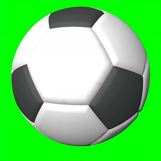 Spinning 3D Soccer Ball Green Screen - No Copyright #animation #ball #greenscreen