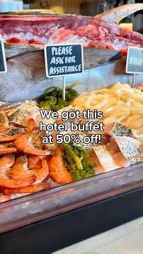 Brasserie on 3 at Conrad Manila. Got their lunch buffet at 50% off
