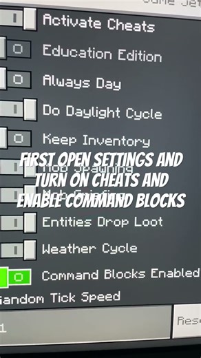 How to get command blocks in Minecraft! #minecraft #tutorial #likeandsubscribe #fyp #smallyoutuber