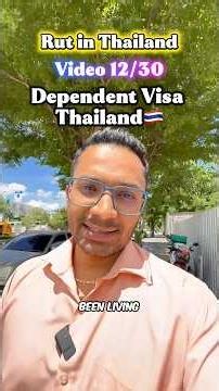 Thailand Dependent Visa Explained 🇹🇭 #dependentvisa #thailandvisa