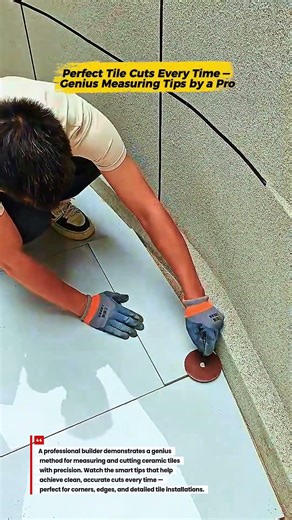 Pro Builder Shows Genius Tips for Measuring and Cutting Tiles Precisely