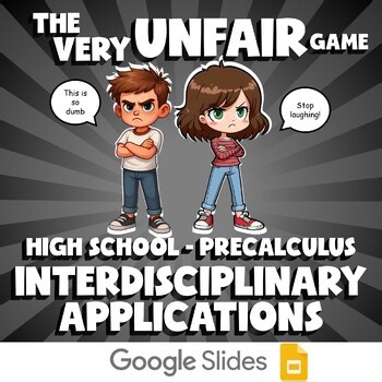 Interdisciplinary Applications VERY UNFAIR GAME - No Prep PreCalculus Review