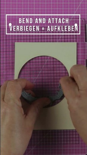 how to stamp a text in a different shape