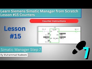 How to use counter in the Simatic Manager || Session #15