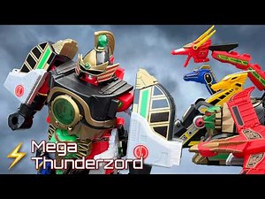 Mega Thunderzord Toy Review (Mighty Morphin Power Rangers Re-Ignition Season 2 Combinable Megazord)