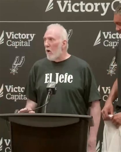 "I'm no longer coach, I'm 'El Jefe.'" 😅 —Gregg Popovich on his new role as Spurs president of basketball operations (via San Antonio Spurs) | ESPN