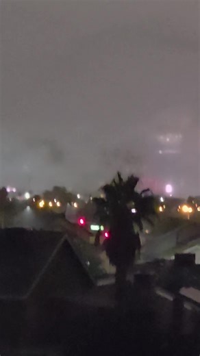 #fireworks2026🎆 #lasvegas #rainingday #fog #celebration Nice view happy new year 2026.