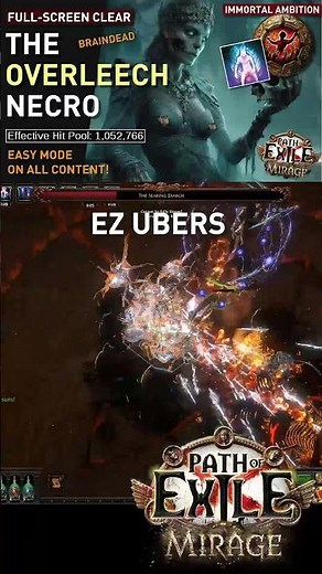 For the Braindead minion enjoyers! The OVERLEECH Necro (Immortal Ambition) ft. Wretched Defiler 3.28