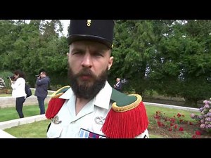 Cérémonie en hommage aux légionnaires Alan Seeger et Camil Campanya