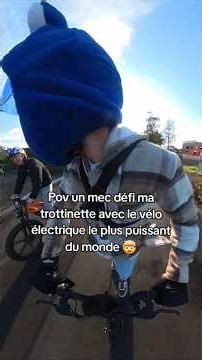 A stranger on a supercharged bike challenges my scooter! #2 🤯 #race #bike #scooter #vs #electric