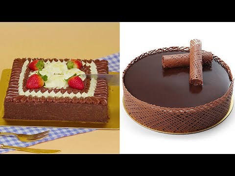 10+ Beautiful Chocolate Birthday Cake Decorating Ideas | Fancy Chocolate Cake Decorating Compilation