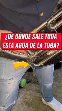 Do you know why there's so much water coming out of the tuba?