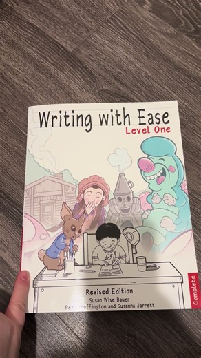 Flip through of Writing With Ease Level 1. #curriculum #homeschool #writing #homeschoolcurriculum #curriculumpicks