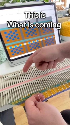 LK150 multicolor pattern you need to try #knitting #knittingpattern