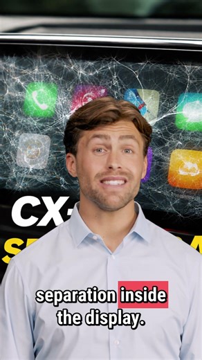 Does your Mazda CX-9 screen look cracked like a spiderweb?
