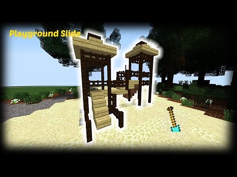 Minecraft - How to make a Playground Slide