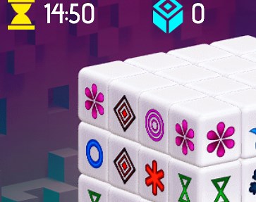 Mahjong Dimensions 15 Minutes gratuit en plein écran - jeu en ligne et flash