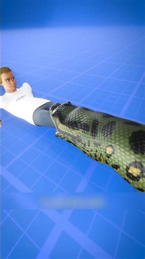 What will happen if a python snake bites you?#reelschalenge