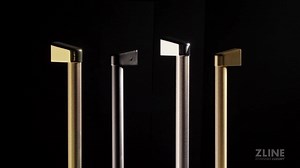 ZLINE Kitchen and Bath 36 in. 5.2 cu. ft. Induction Range with 5 Element Cooktop in Satin Stainless with White Matte and Champagne Accents SINRSZ-WM-36-CB