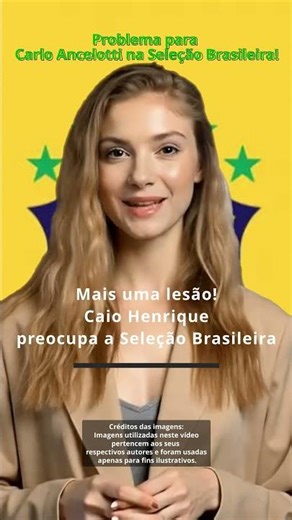 😱 PROBLEMA PARA ANCELOTTI! Caio Henrique sofre lesão e está fora!