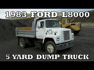 1983 Ford L8000 5 Yard Dump Truck, Walk-around and Driving