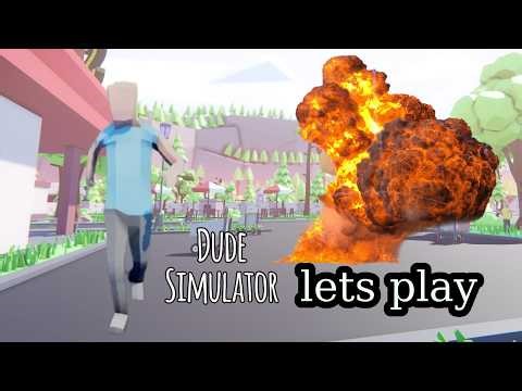 I FOUND THIS GAME IN MY STEAM LIBARY (dude simulator)