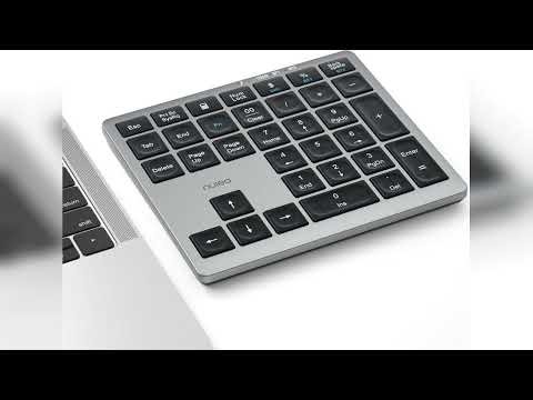 Review: Nulea Wireless Number Pad Bluetooth 5.0 & 2.4G Portable Numeric Keyboard, USB-C Rechar...