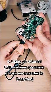 How can you use cameras with Raspberry Pi? #shorts
