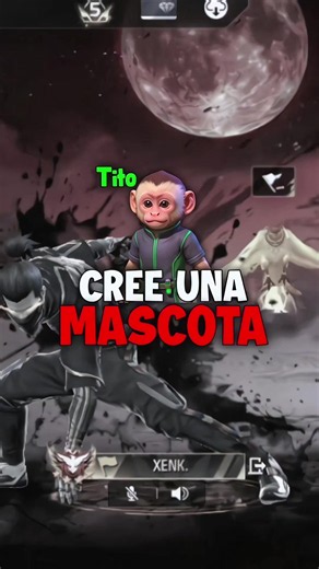 Cree una MASCOTA para usarla en tus partidas de FREE FIRE 😉🤔 || #freefire #free_fire #freefire_lover #freefirelatino #foryoupage