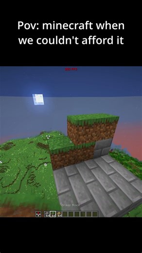 When we couldn't afford minecraft 😭🙏