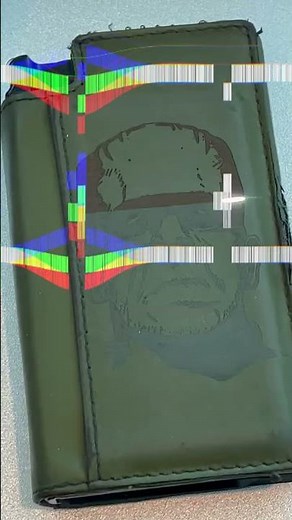 Personalized Wallets: Leather Engraving with The Muse UV Laser System #shorts