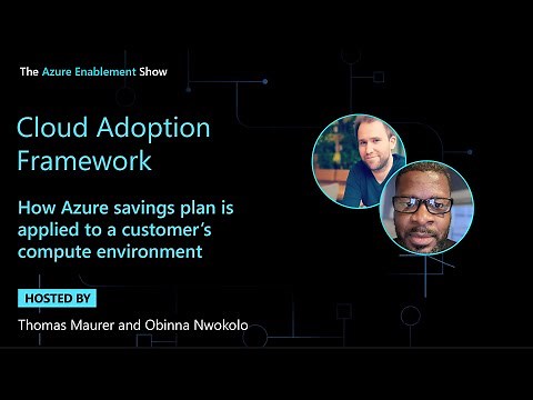 How a savings plan discount is applied