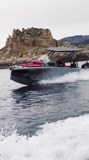 Luxury Brabus Shadow 300 Edition One Boat on the Waves