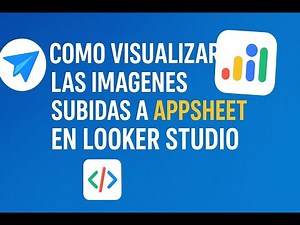 Cómo visualizar las imagenes subidas a AppSheet en Looker Studio!