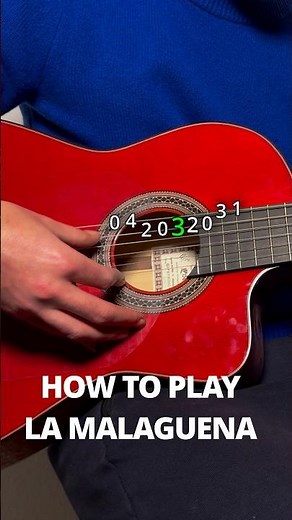 How to play La Malagueña guitar tutorial