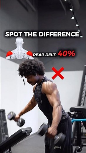 How to Actually Grow your Rear Delts Bigger Fast with Dumbell Reverse Fly. #reardelts #reversefly