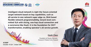 At the #UBBF 2021 #IntelligentCloudNetwork Session, global leading operators and analysts delved deep into advanced network architectures and business best practices for the cloud-network era. Learn more: https://bit.ly/2Z2hc01 | Huawei