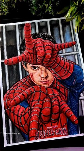 Realistic 🔥Spider-Man Brand New Day Drawing Colour 2✍️🕷️🕸️ #shorts #spiderman #brandnewday #drawing