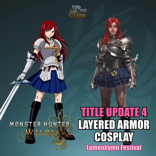 Dood Quinn on Instagram: "Female armor sets this title update 4 🥰 #monsterhunterwilds #monsterhunter #layeredarmor #monsterhuntermemes #funny #memes #MHWilds #playstation #fypageシ #fairytail #tekken #oshinoko #frieren #kingoffighters #RWBY #fateseries"