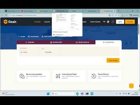 AI Destekli Uçak Bileti Rezervasyon Sistemi #7 - Uçuş Arama Formu Claude AI ile Yeniden Tasarlanması