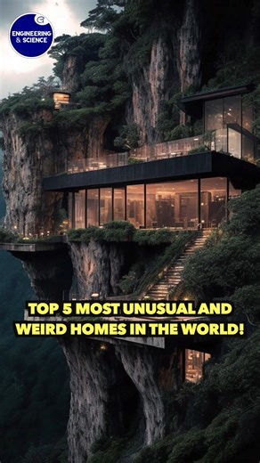 Top 5 Most Unusual and weird Homes in the World! | Engineering & Science