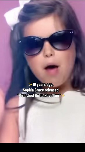 Sophia Grace Nostalgia: Girls Just Gotta Have Fun Throwback