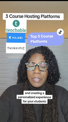 These are my top three platforms for new course creators to host your course. course creation ideas 2024 how to create a course digital course creation course creation ideas creating online courses passive income ideas #createacourse #coursecreation #coursecreator #coursecreatortips #onlinecoursecreation #coursecreationexpert #howtocreateacourse #passiveincome